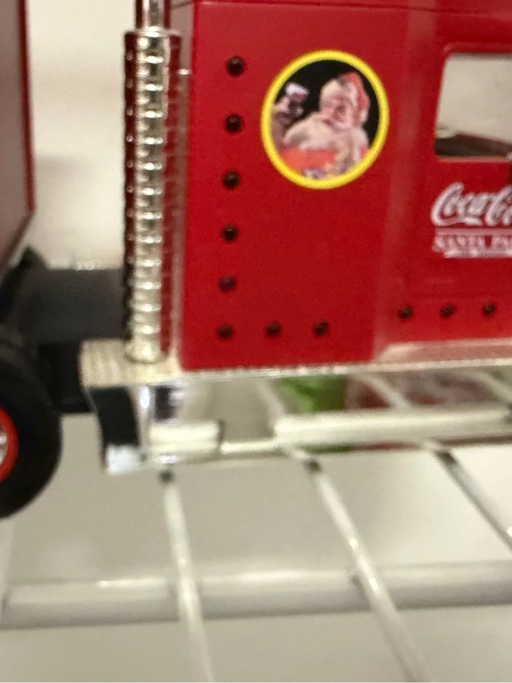 Coca Cola bright red